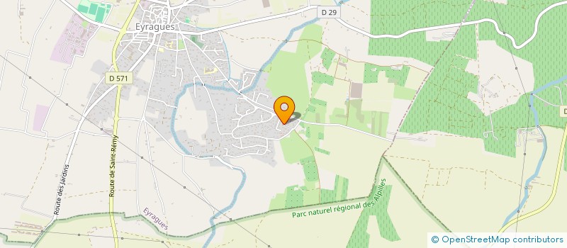 localisation de l'entreprise MADAME CORINNE AUBLIN  EYRAGUES