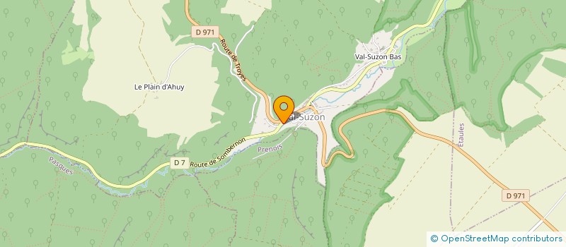 localisation de l'entreprise MADAME CORINNE AUBRY  VAL-SUZON