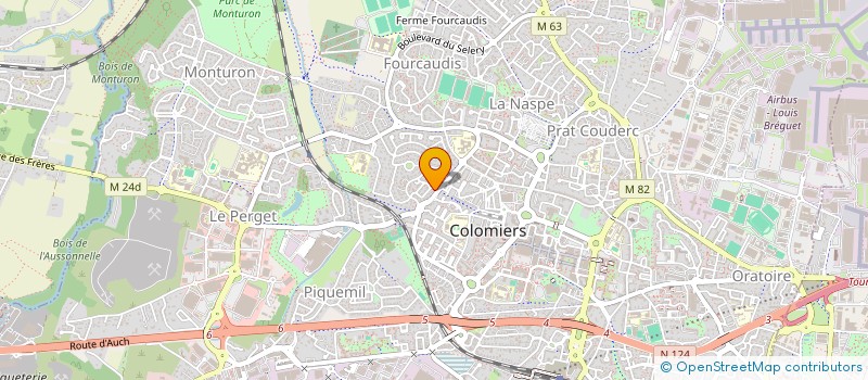 localisation de l'entreprise MADAME CORINNE AUDOIN à COLOMIERS