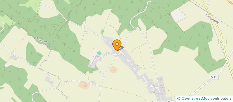 localisation de l'entreprise MADAME CORINNE AUDONNET  BACQUEVILLE