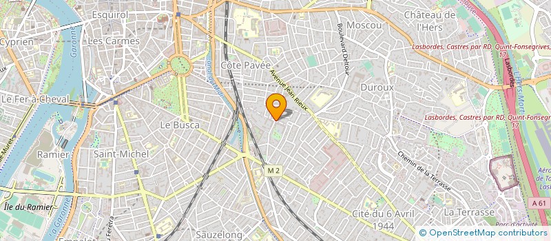 localisation de l'entreprise MADAME CORINNE AUTHIER à TOULOUSE