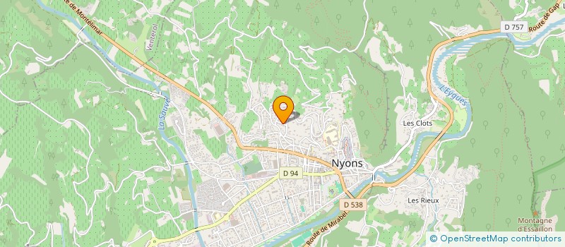 localisation de l'entreprise MADAME CORINNE AVALLONE  NYONS