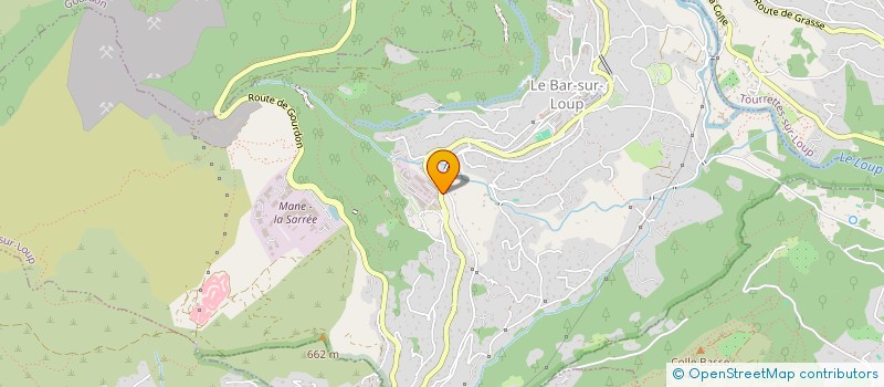 localisation de l'entreprise MADAME CORINNE AVANZI à LE BAR-SUR-LOUP