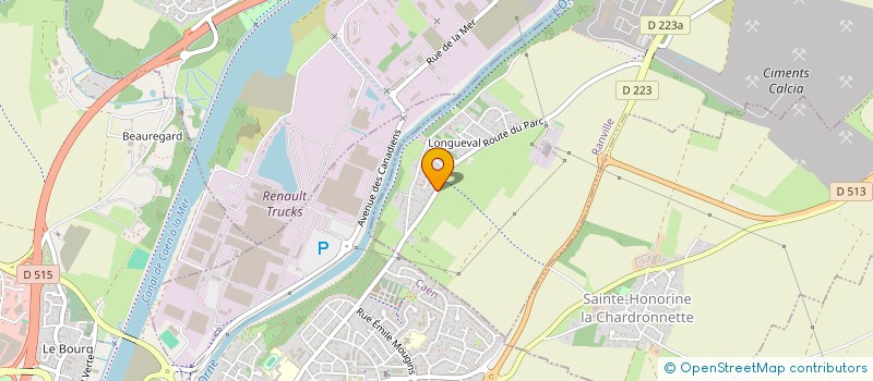 localisation de l'entreprise MADAME CORINNE AVRILLON  RANVILLE