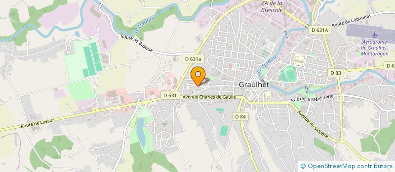 localisation de l'entreprise MADAME CORINNE AZAIS  GRAULHET