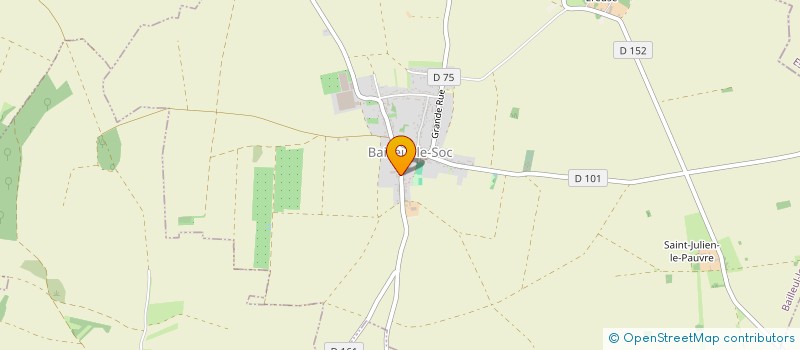 localisation de l'entreprise MADAME CORINNE BACHELART  BAILLEUL-LE-SOC