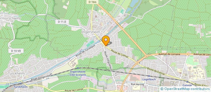 localisation de l'entreprise MADAME CORINNE BAER  INGERSHEIM