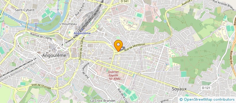 localisation de l'entreprise MADAME CORINNE BARDIN à ANGOULEME