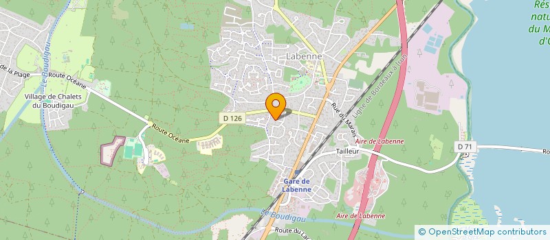 localisation de l'entreprise MADAME CORINNE BARDIN  LABENNE