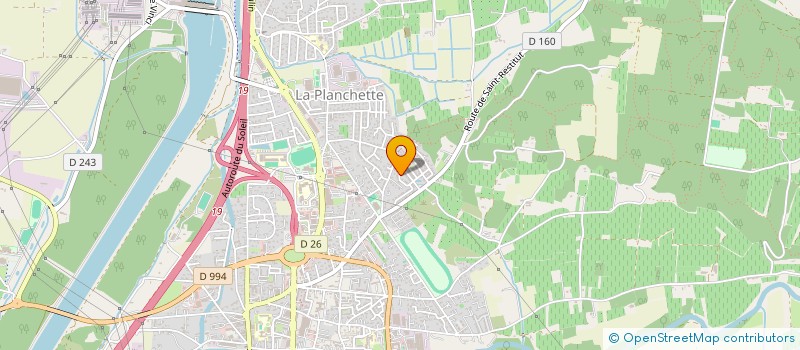 localisation de l'entreprise MADAME CORINNE BARDOUT-LEVARDON  BOLLENE