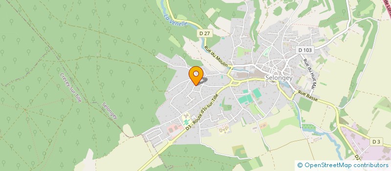 localisation de l'entreprise MADAME CORINNE BARILLOT  SELONGEY