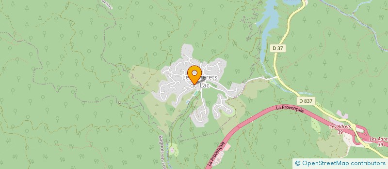 localisation de l'entreprise MADAME CORINNE BARRANDON  MONTAUROUX