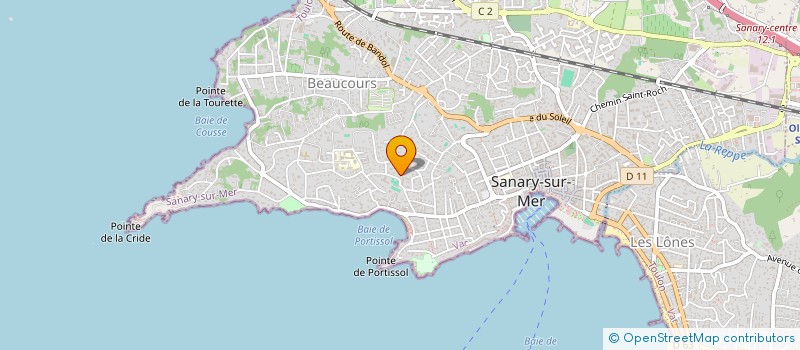 localisation de l'entreprise MADAME CORINNE BARTHELEMY à SANARY-SUR-MER