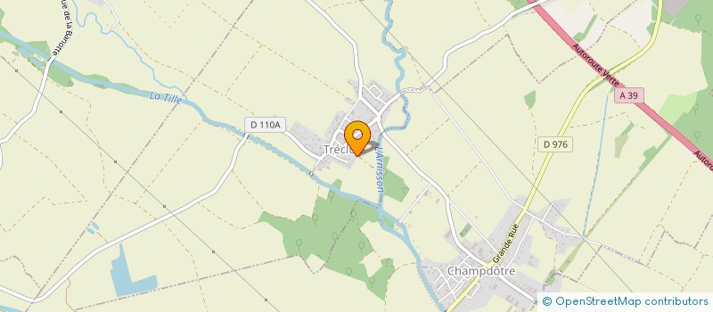 localisation de l'entreprise MADAME CORINNE BARTHET  TRECLUN