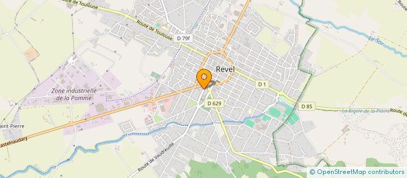 localisation de l'entreprise MADAME CORINNE BASTIER  REVEL