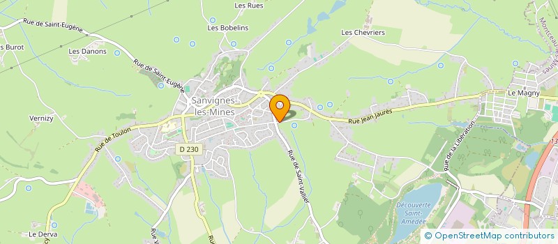 localisation de l'entreprise MADAME CORINNE BATHIARD  SANVIGNES-LES-MINES