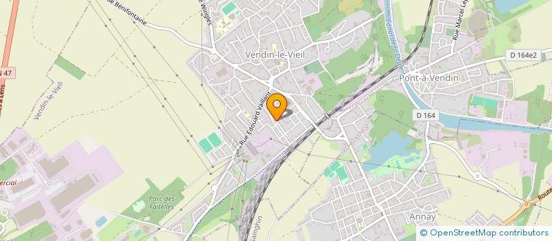 localisation de l'entreprise MADAME CORINNE BAVIERE  VENDIN-LE-VIEIL