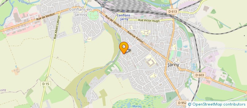 localisation de l'entreprise MADAME CORINNE BAYARD  JARNY