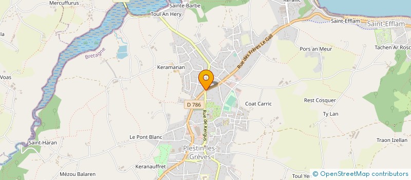 localisation de l'entreprise MADAME CORINNE BEAUSOLEIL  PLESTIN-LES-GREVES