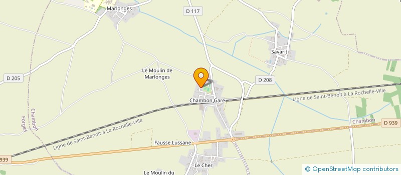 localisation de l'entreprise MADAME CORINNE BEAUSSIER  THAIRE