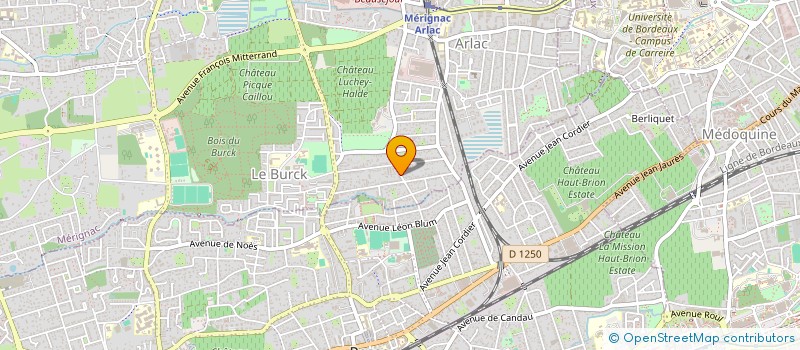 localisation de l'entreprise MADAME CORINNE BECHEMIL  MERIGNAC