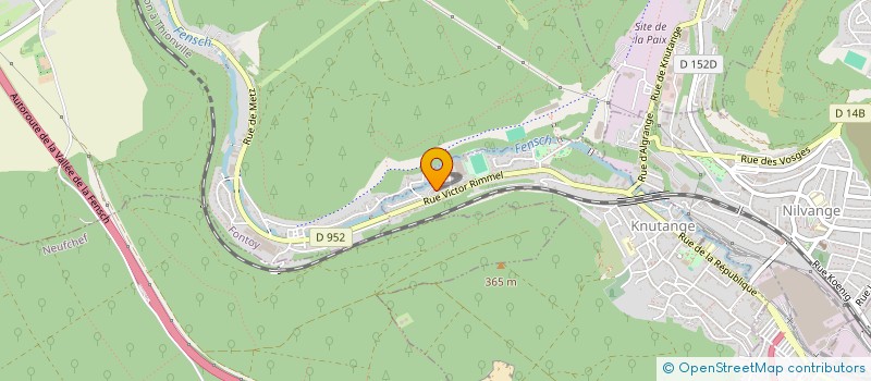 localisation de l'entreprise MADAME CORINNE BECKICH  KNUTANGE