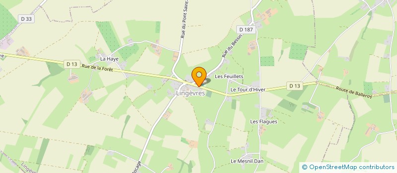 localisation de l'entreprise MADAME CORINNE BEHUE  LINGEVRES