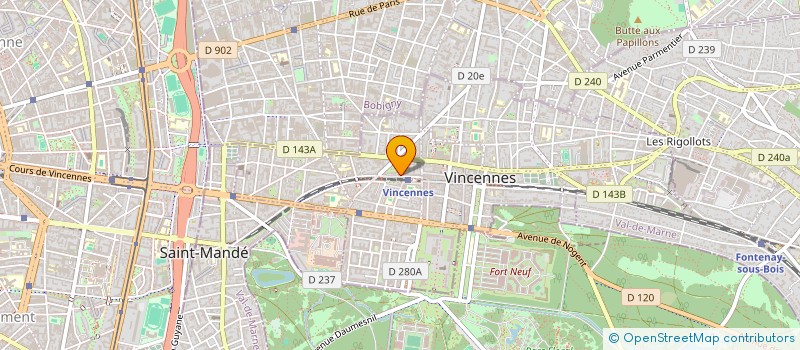 localisation de l'entreprise MADAME CORINNE BELLOR  VINCENNES