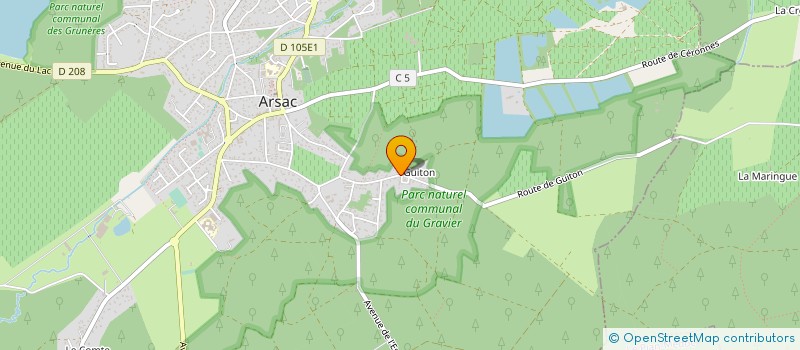 localisation de l'entreprise MADAME CORINNE BELOMBO  ARSAC