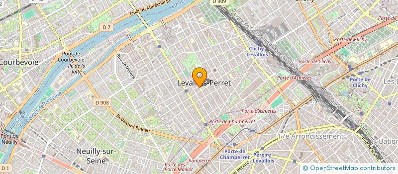 localisation de l'entreprise MADAME CORINNE BENAMOU à LEVALLOIS-PERRET