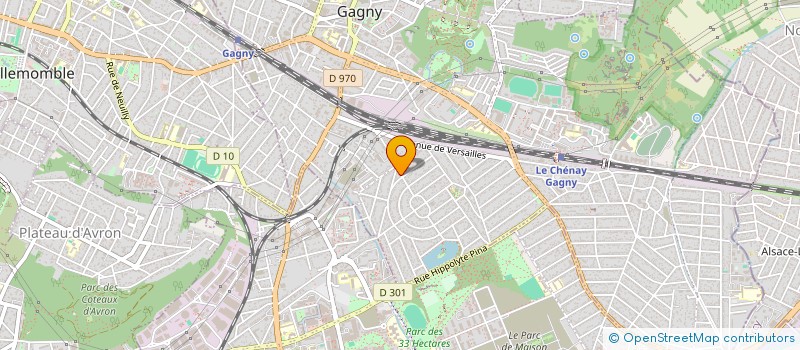 localisation de l'entreprise MADAME CORINNE BENHARROUS  GAGNY