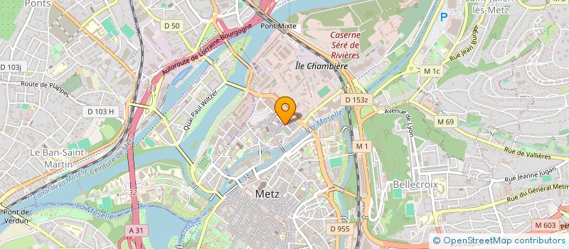 localisation de l'entreprise MADAME CORINNE BENNIS à METZ
