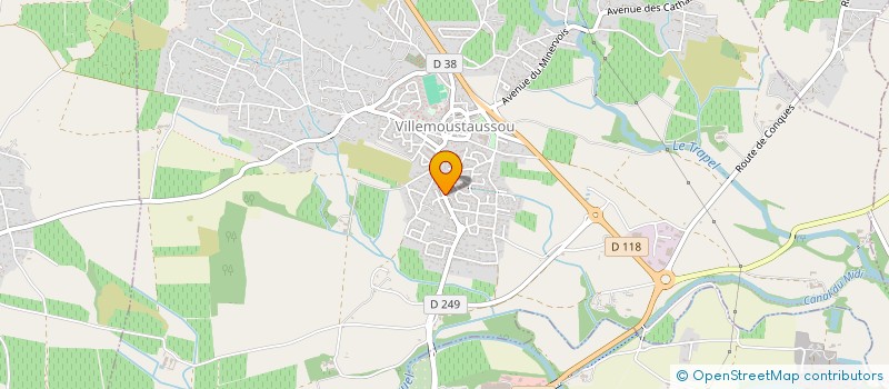 localisation de l'entreprise MADAME CORINNE BENOIT à VILLEMOUSTAUSSOU