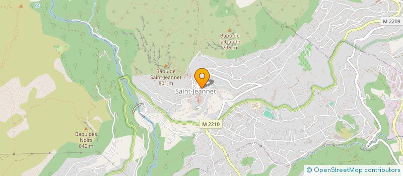 localisation de l'entreprise MADAME CORINNE BENOIT  SAINT-JEANNET