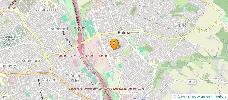localisation de l'entreprise MADAME CORINNE BERANGER à BALMA