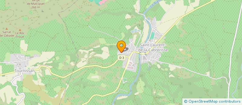 localisation de l'entreprise MADAME CORINNE BERARD  SAINT-LAURENT-DE-LA-CABRERISSE