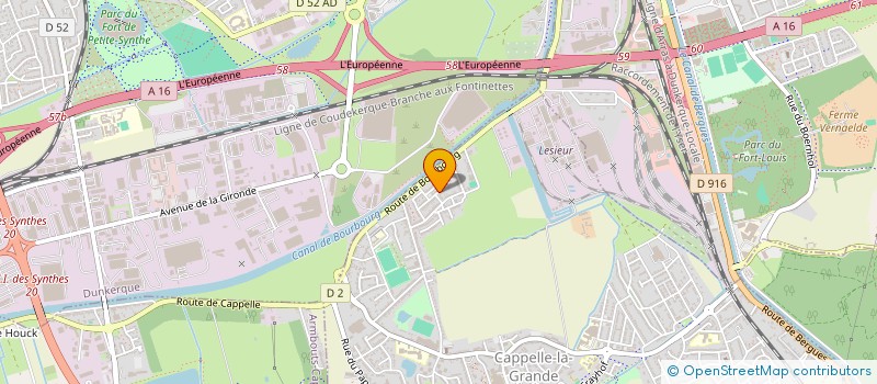 localisation de l'entreprise MADAME CORINNE BERDIN  CAPPELLE-LA-GRANDE