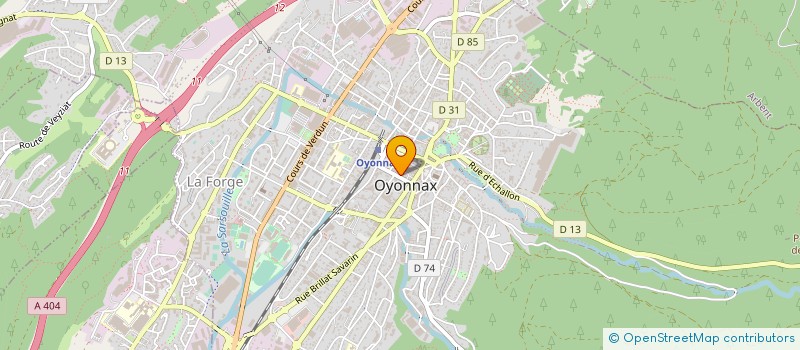 localisation de l'entreprise MADAME CORINNE BERGERET à OYONNAX