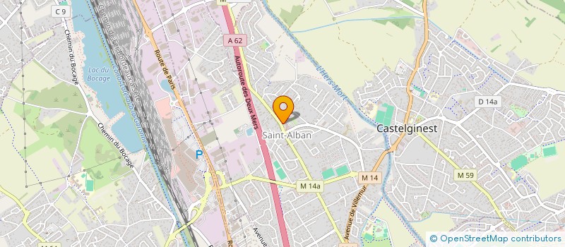 localisation de l'entreprise MADAME CORINNE BERGO  SAINT-ALBAN