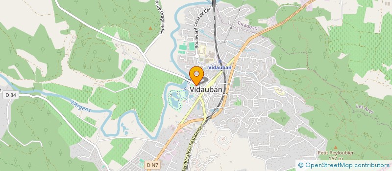 localisation de l'entreprise MADAME CORINNE BERIOT  VIDAUBAN