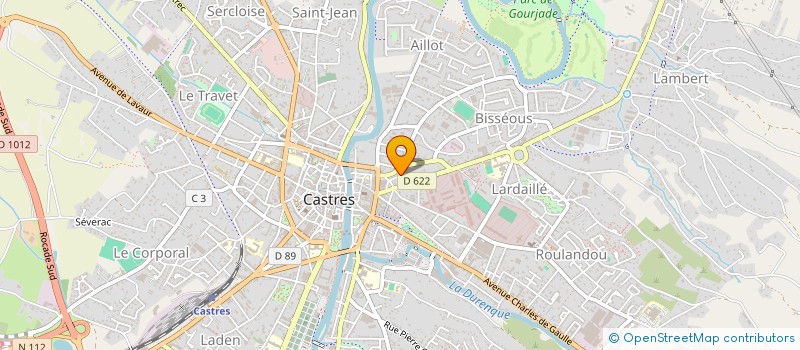 localisation de l'entreprise MADAME CORINNE BERMOND  CASTRES