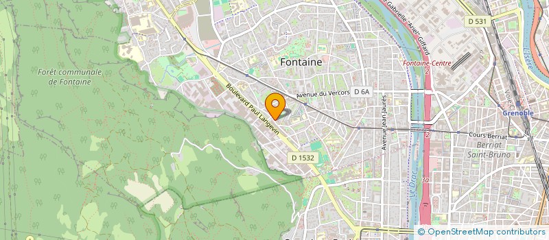 localisation de l'entreprise MADAME CORINNE BERNARD  FONTAINE