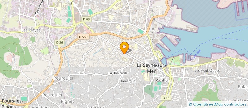 localisation de l'entreprise MADAME CORINNE BERT à LA SEYNE-SUR-MER