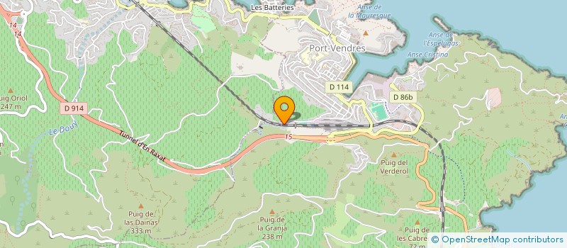 localisation de l'entreprise MADAME CORINNE BERTRAN  PORT-VENDRES