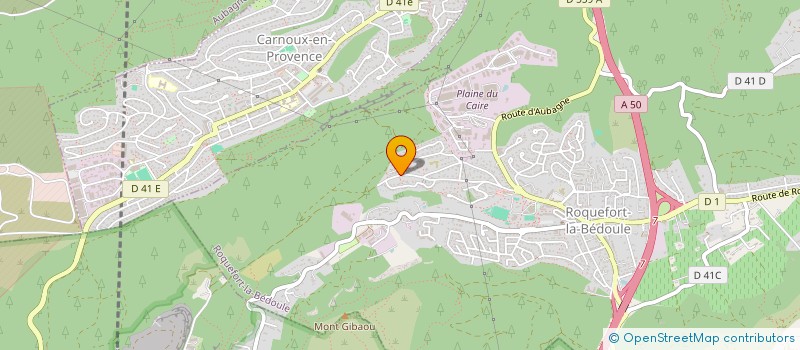 localisation de l'entreprise MADAME CORINNE BERTRAND  ROQUEFORT-LA-BEDOULE