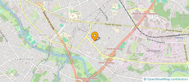 localisation de l'entreprise MADAME CORINNE BERZIOU  VERTOU