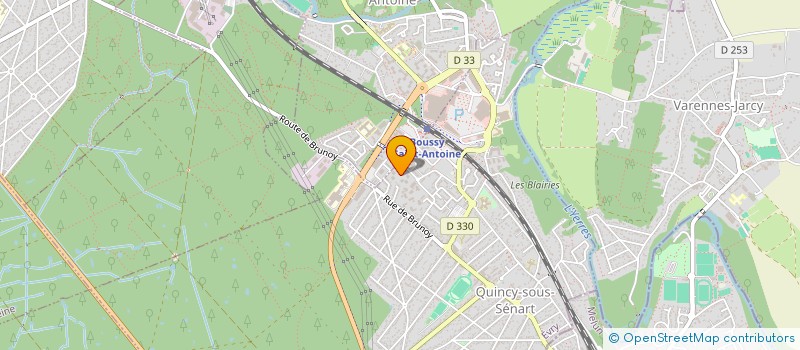 localisation de l'entreprise MADAME CORINNE BESSON  QUINCY-SOUS-SENART