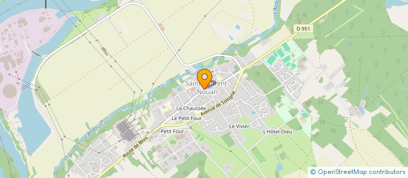 localisation de l'entreprise MADAME CORINNE BESSONNIER à SAINT-LAURENT-NOUAN