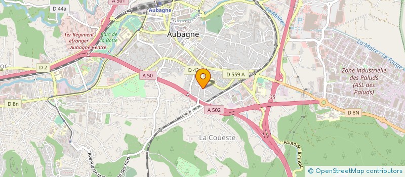 localisation de l'entreprise MADAME CORINNE BEYS à AUBAGNE
