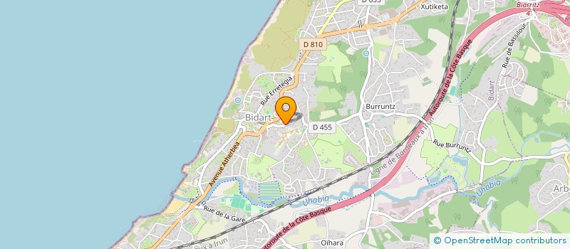 localisation de l'entreprise MADAME CORINNE BIDAULT à BIDART